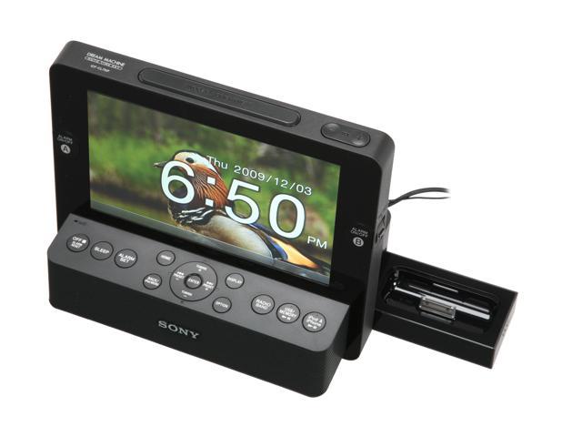 Sony - Multi-function Clock Radio Compatible W  Most Ipods, Iphones Icf 