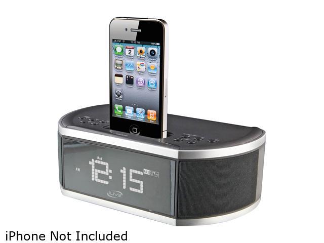 iLive Clock Radio for iPhone/iPod ICP200B - Newegg.com