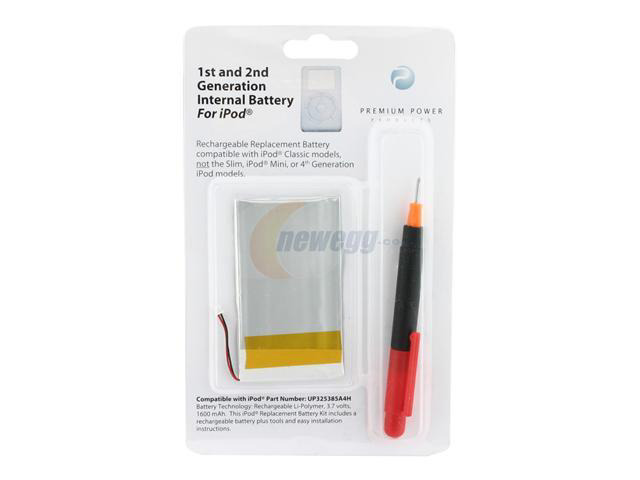 Ereplacements eReplacements Battery For 1st & 2nd iPod Model UP325385A4H - Newegg.com