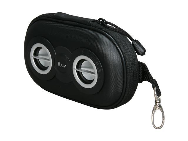 iLuv - Portable Amplified Stereo Speaker Case (iSP110) - BLACK