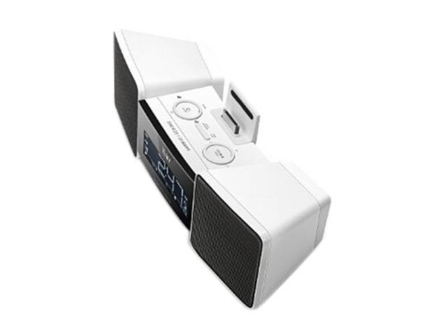 iLuv Vibro II Alarm Clock (White) with Shaker for iPhone / iPod iMM155