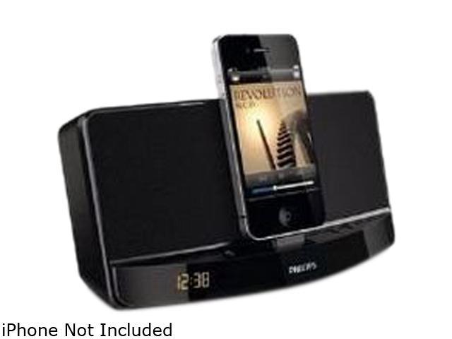 PHILIPS AD300/37 Docking Speakers for iPod/iPhone, Clock display ...