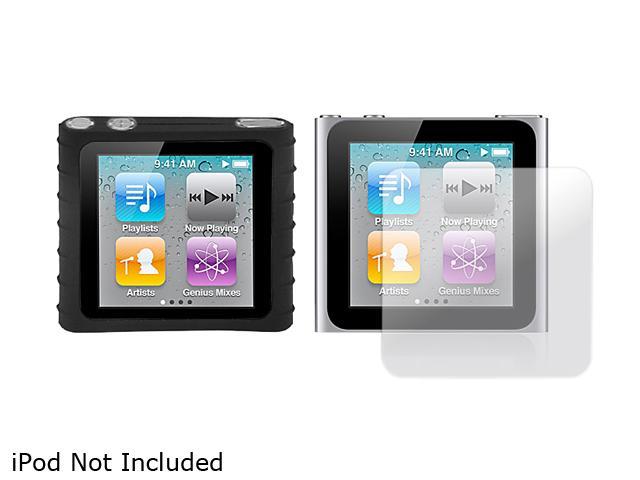 Mee audio - Sillcone Case and Screen Protector Kit for iPod Nano( 6th Gen)