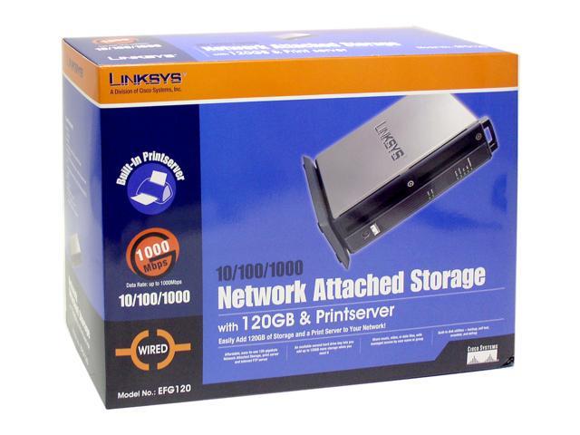 LINKSYS EFG120 EtherFast Network Attached Storage - Newegg.com