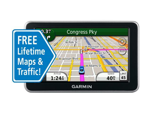 GARMIN 4.3" GPS Navigation with Lifetime Traffic & Map Updates