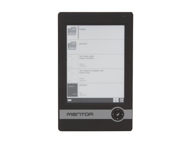 Astak EB600BLK Mentor E-Book Reader with 6" E-Ink Screen and Multi Language Support, Black