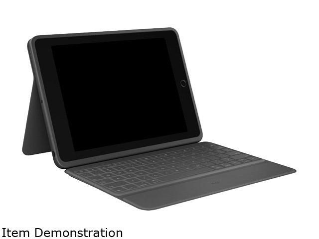 Logitech Graphite Rugged Folio iPad Keyboard Case 920-009314 - Newegg.ca