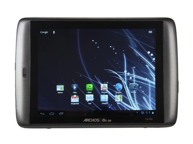 Archos 502032 8.0" 1024 x 768 80 G9 Turbo Android Tablet Android 4.0 (Ice Cream Sandwich)