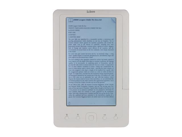 Aluratek AEBK07FS Libra|Color 7” eBook Reader with 100 Classic ebooks+2GB Built-in Memory – White