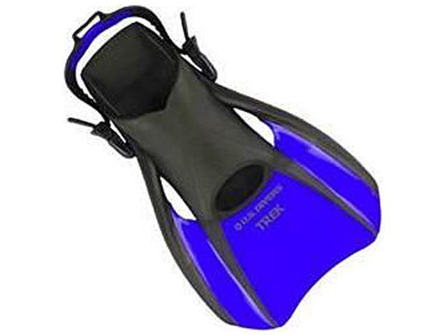 U.S. Divers (Aqua Lung America) Trek Travel Fin Blue MD - Newegg.com