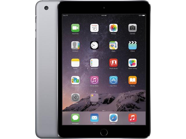 Refurbished: Apple iPad Mini 3 MGNV2LL/A-U-SG 64GB Flash Storage