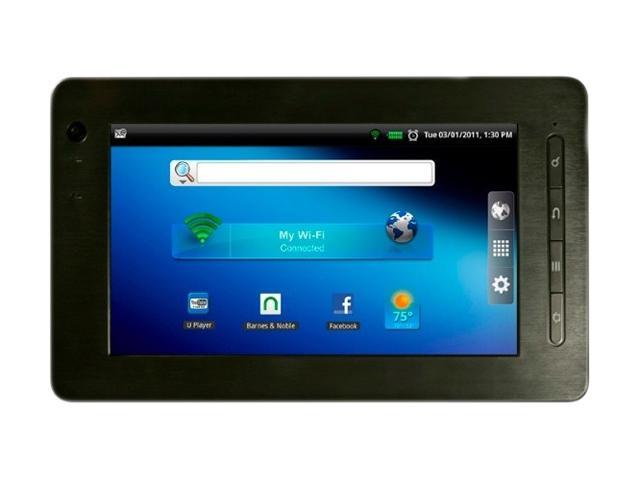 Pandigital R70B200 256MB DRAM Memory 7.0" 800 x 480 Media Tablet Android 2.2 (Froyo)