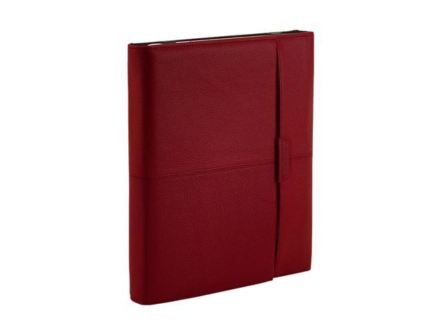 Targus THZ06201US Leather Portfolio for iPad 1 & 2 Red And Brown