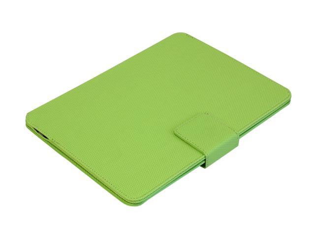 Aluratek Green Ultra Slim Non-Slip Grip Folio Case With Keyboard for iPad 2/3 Model ABTK02FG