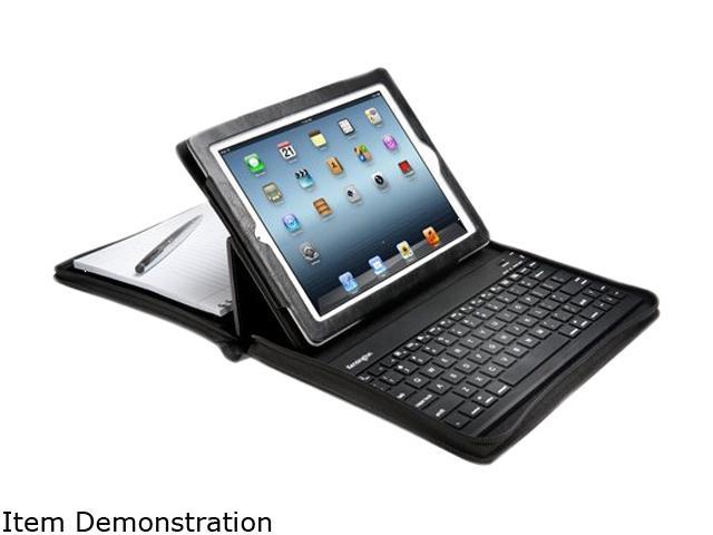 Kensington KeyFolio Executive Zipper Folio with Bluetooth Keyboard for New iPad Model K39695US
