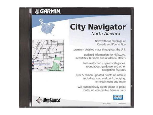 garmin mapsource metroguide north america