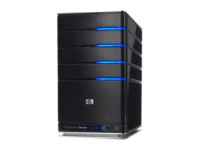 HP MediaSmart EX490, Windows Home Server w/ Intel Celeron 2.2 Ghz 2GB DDR2 1TB HDD installed (three open bay), 4 USB & 1 eSATA expansion ports , Mac Compatible, TiVO support