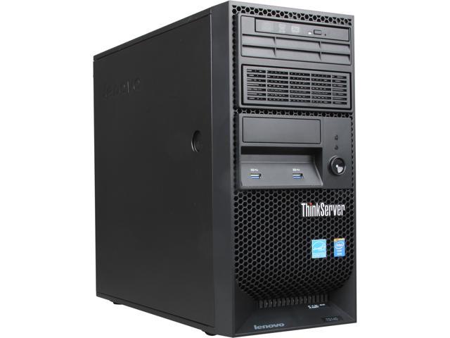 Lenovo ThinkServer TS140 Tower Server System Intel Xeon E3-1225 v3 3.2GHz 4GB 70A4001LUX