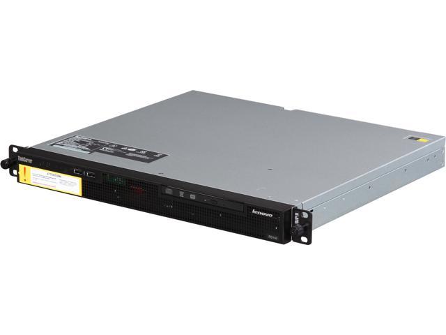 Lenovo ThinkServer RS140 Rack Server System Intel Core i3-4130 3.4GHz 4GB DDR3 1600 No Hard Drive & Hard Drive Brackets Lenovo Enterprise Hard Drive for ThinkServer RS-Series is recommended 70F90007UX