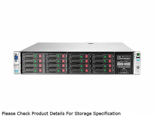 HP ProLiant DL380p Gen8 Rack Server System 2 x Intel Xeon E5-2640 2.5GHz 6C/12T 16GB (2 x 8GB) DDR3 No Hard Drive 670854-S01