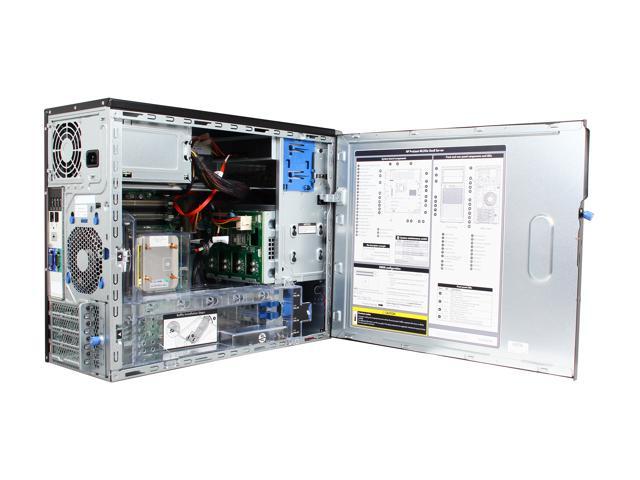 Hp Proliant Ml310e Gen8 Micro Atx Tower 4u Server System Intel Xeon 12v2 3 1ghz 4c 4t 4gb Ddr3 S01 Newegg Com