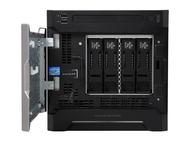 HP ProLiant MicroServer Gen8 E3-1220Lv2 4GB-U B120i LFF 2x1TB