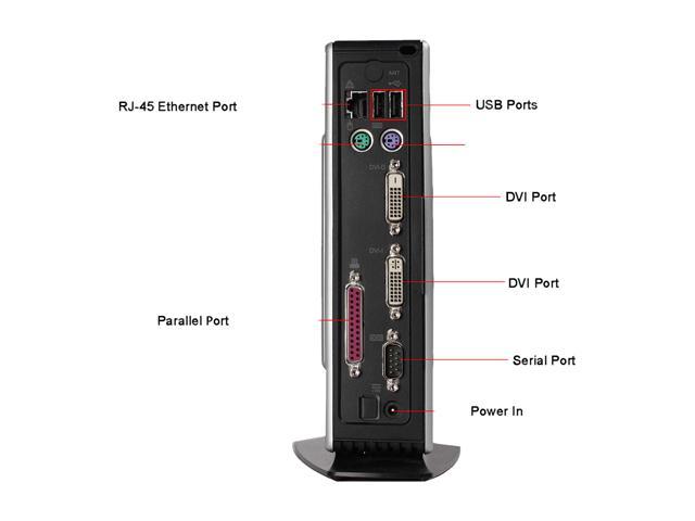 Hp Thin Client T5570 Via U3500 1 0 Ghz 2gb Ddr3 And 2g Flash Memory Windows Embedded Standard 09 Newegg Com