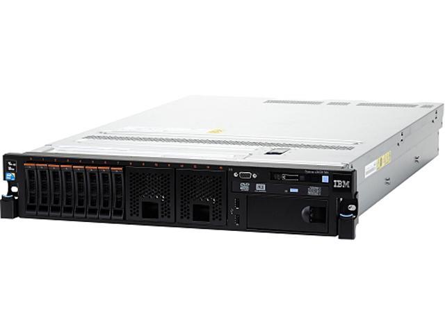 IBM x3650 M4 Rack Server System Intel Xeon E5-2609V2 2.5GHz 4C/4T 8GB DDR3 No Hard Drive 7915EFU