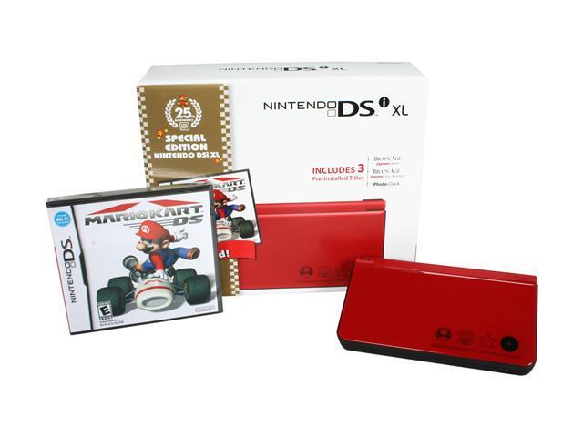 Nintendo DSi XL Limited Edition Red Bundle 