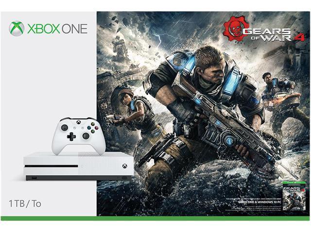 Xbox One S 1TB Console - Gears of War 4 Bundle