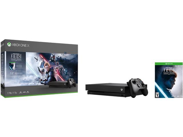 Microsoft Xbox One X 1tb Star Wars Jedi Fallen Order Bundle Black Newegg Com