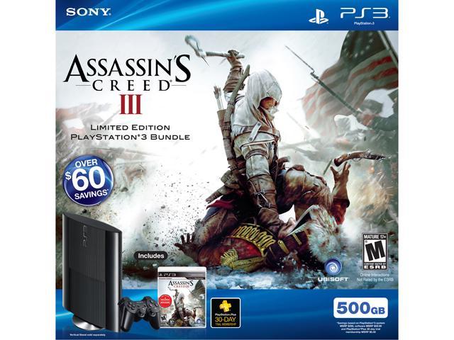 PS3 500 GB Assassin's Creed III Bundle 