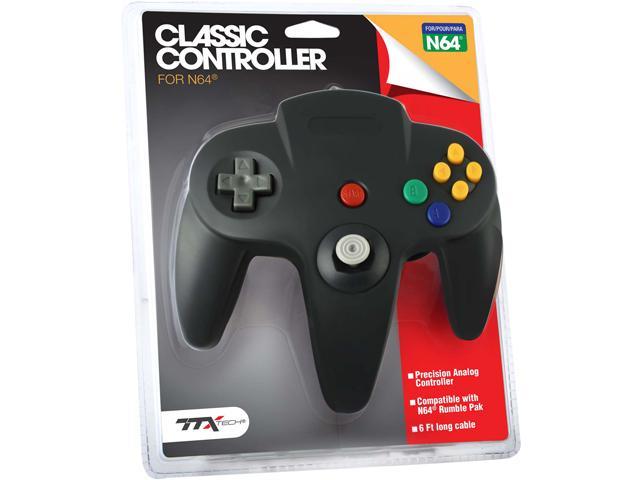 TTX Tech nxn64-019 N64 Controller Black