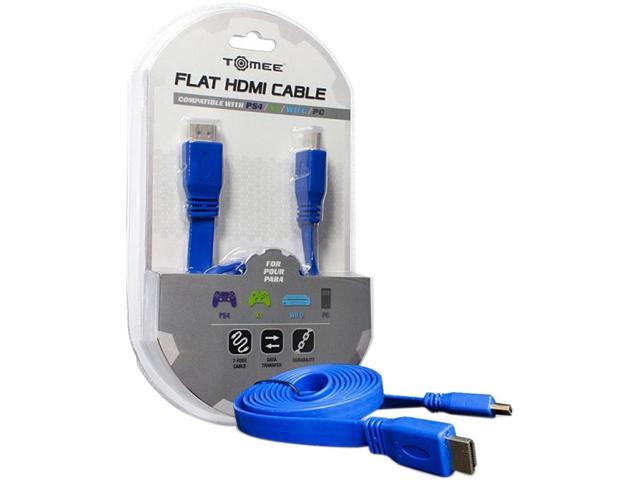 Tomee Ps4 Xbox One Wii U Pc Flat Hdmi Cable Newegg Com