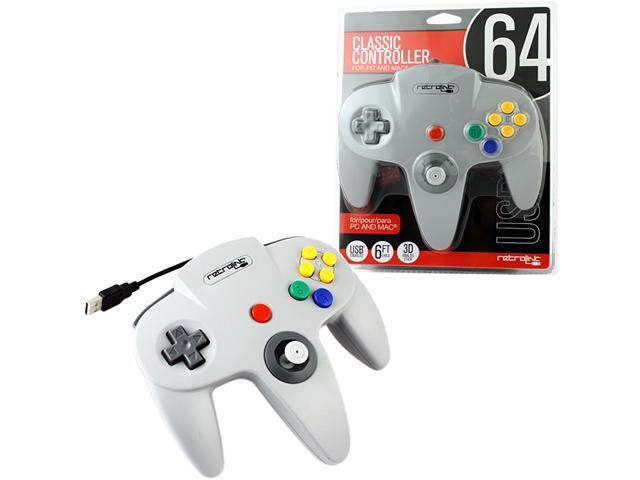 Retro-Link N64 - USB Wired Controller for PC & Mac - Grey - Newegg.com