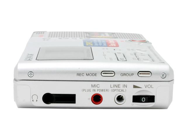 SONY MZ-B10 Silver Color MiniDisc Business Recorder