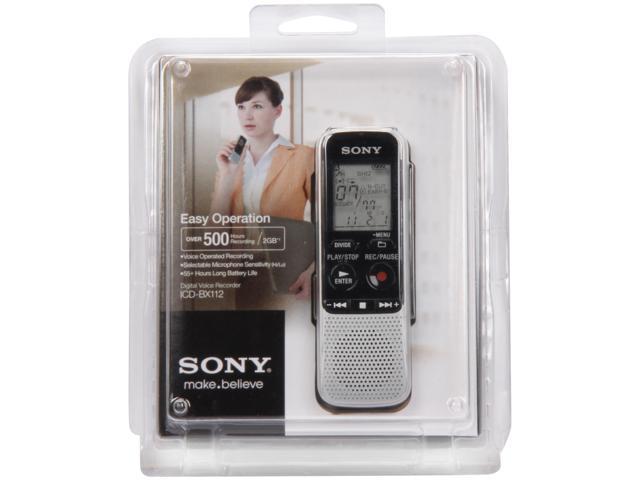 Sony ICD-BX112 2GB Digital Voice Recorder