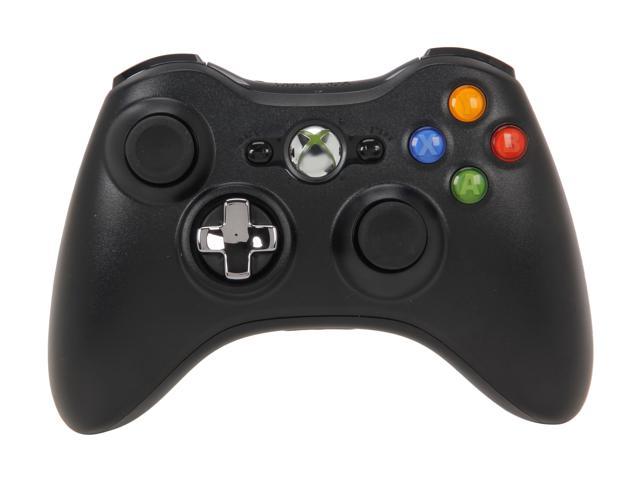 Xbox 360 Wireless Controller with Play & Charge Kit Black - Newegg.com