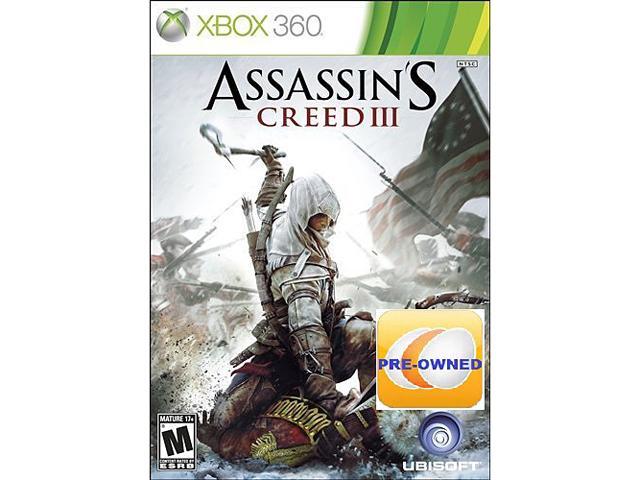 PRE OWNED Assassin s Creed III Xbox 360 Newegg