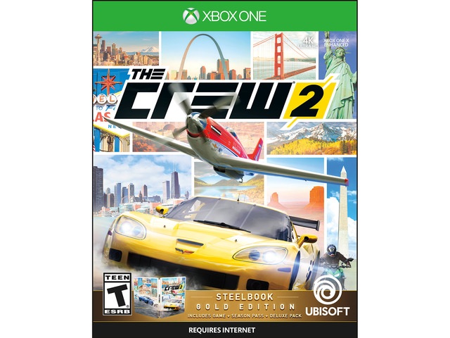 The Crew 2 : Steelbook Gold Edition - Code De Téléchargement DLC Pour PS4 (Région US)