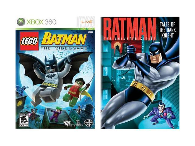 Lego Batman XBOX 360 w/Batman Animated Series: Tales of the Dark Knight DVD  Warner Bros. Studios 
