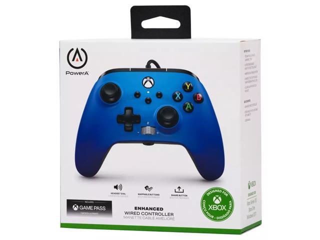 PowerA APA-1522665-01 Xbox Series X Wired Enhanced Controller Sapphire ...