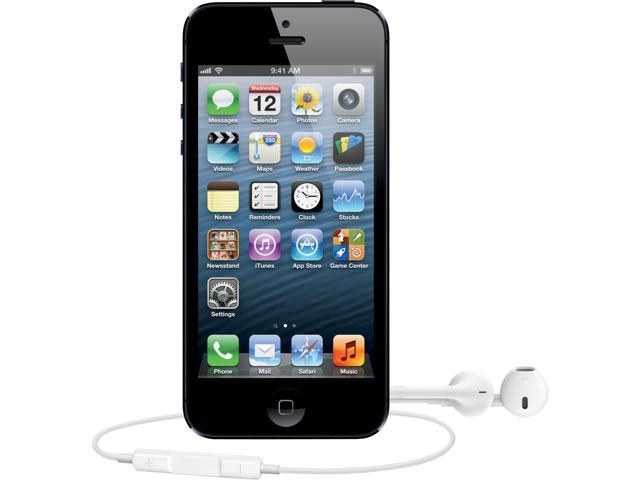 Unlocked AT&T Apple iPhone 5 Black & Slate 4G LTE GSM Smart Phone with 4" Screen/ iOS 6 / 16GB Memory (MD634LL/A)