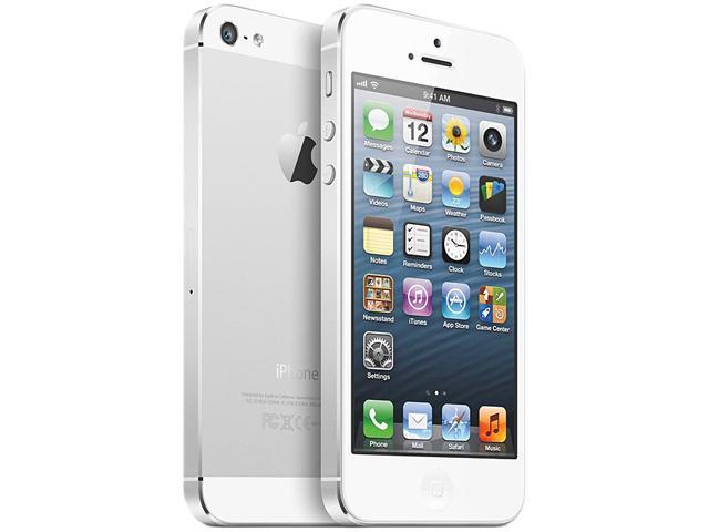 Unlocked AT&T Apple iPhone 5 White 4G LTE GSM Smart Phone with 4" Screen/ iOS 6 / 16GB Memory (MD635LL/A)
