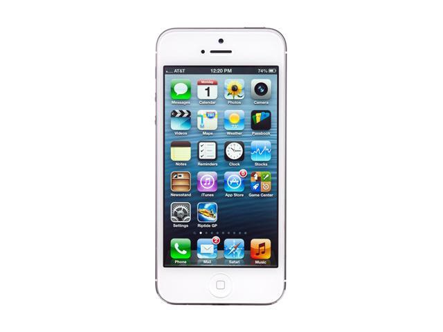 Kilometers Consult midnight Apple iPhone 5 MD296LL/A Unlocked Smart Phone with 4" Screen/ iOS 6 / 32GB  Memory 4.0" White 32 GB storage, 1 GB RAM - Newegg.com