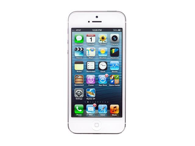 Apple Iphone 5 Md643ll A Unlocked Smart Phone With 4 Screen Ios 6 64gb Memory 4 0 White 64 Gb Storage 1 Gb Ram Newegg Com