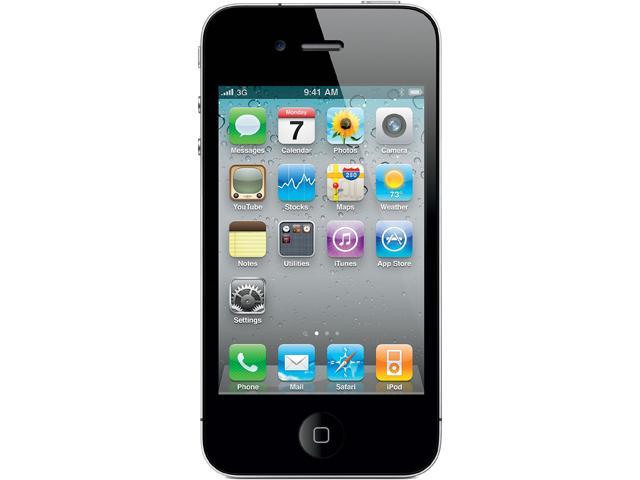 Apple iPhone 4S 3G 8GB Factory Unlocked GSM Cell Phone w/ Siri & iCloud 3.5" Black 8GB 512MB RAM