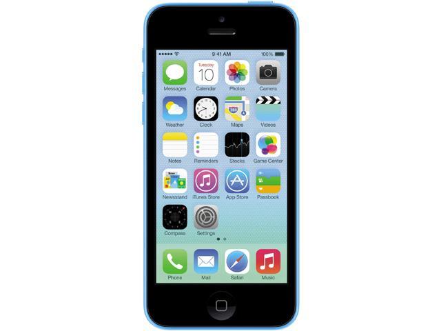 Apple iPhone 5C 4G LTE 8GB Factory Unlocked GSM Phone Certified Refurbished 4.0" Blue 8GB 1GB RAM