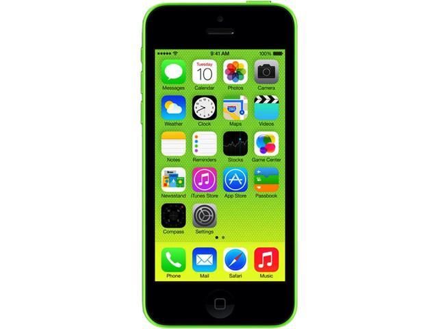 Apple iPhone 5C 4G LTE 8GB Factory Unlocked GSM Phone Certified Refurbished 4.0" Green 8GB 1GB RAM