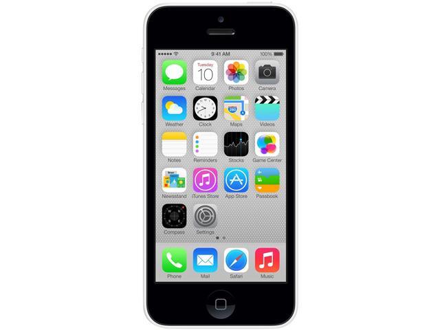 Apple iPhone 5C 4G LTE 8GB Factory Unlocked GSM Phone Certified Refurbished 4.0" White 8GB 1GB RAM